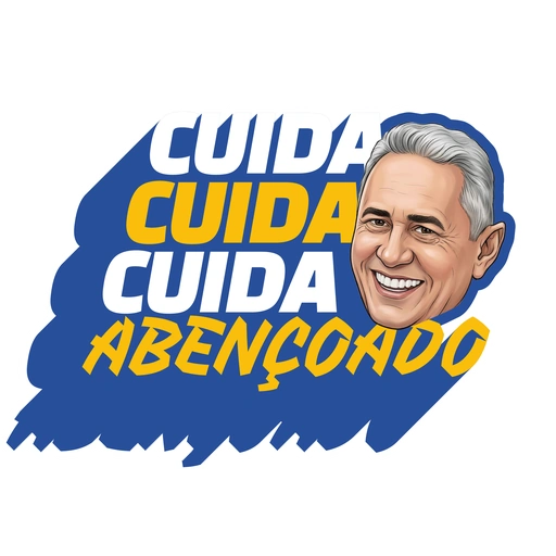 Figurinha Cuida Abençoado